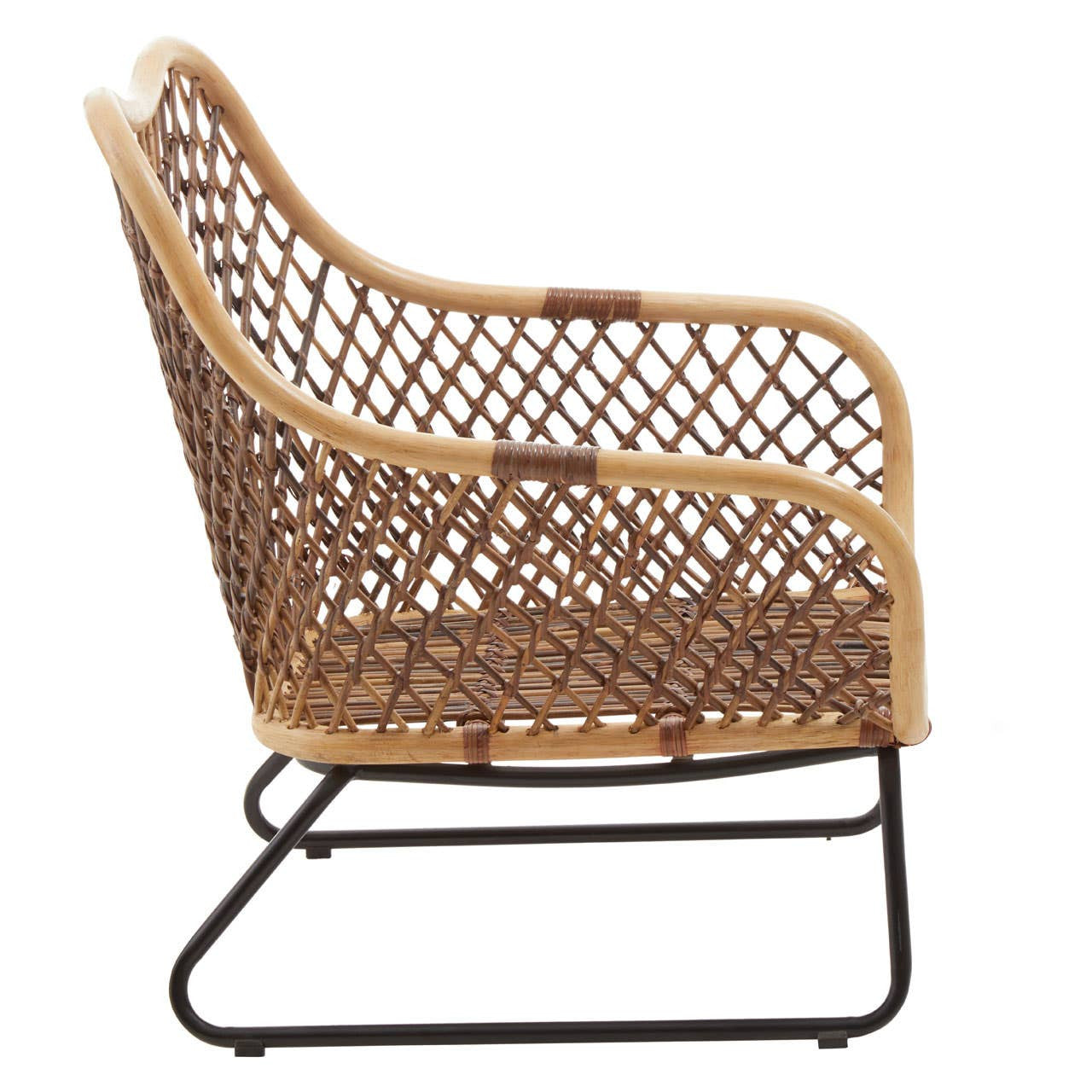 Marano Black Iron Frame Chair