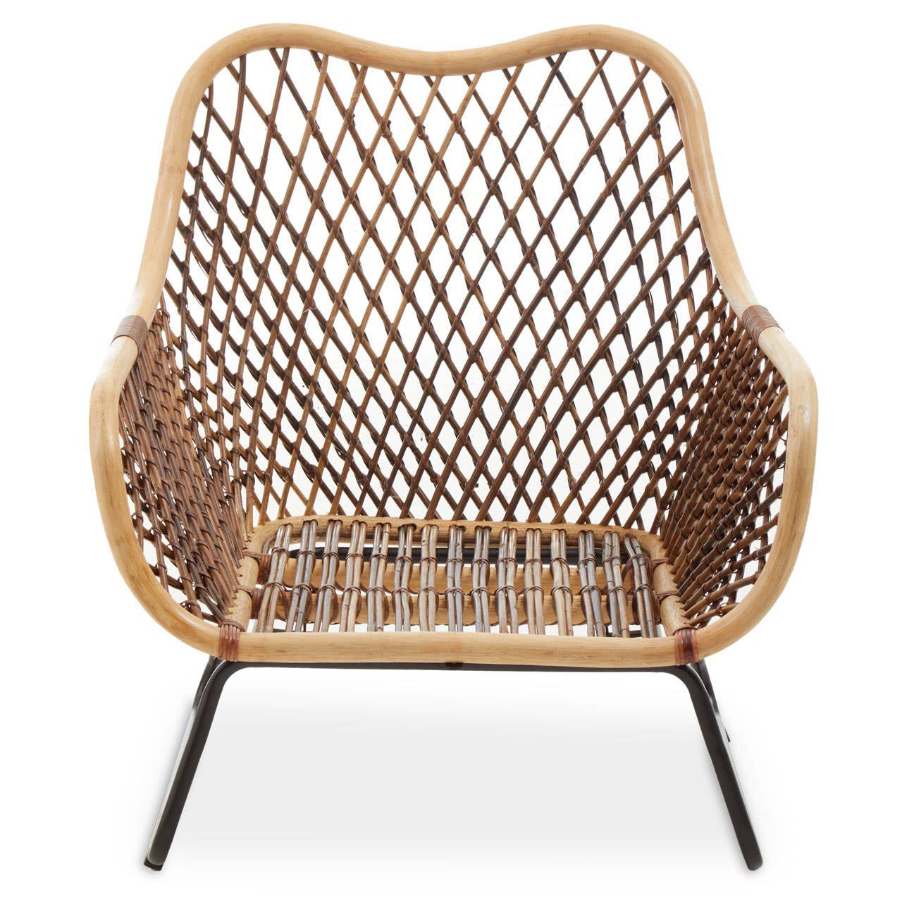 Marano Black Iron Frame Chair