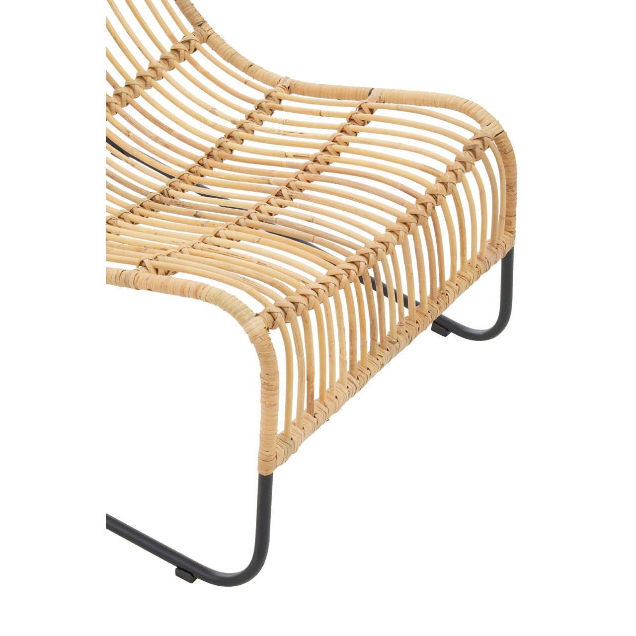 Marano Rattan Chair And Footstool Set