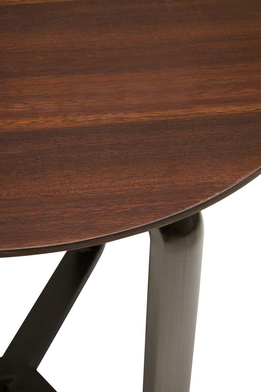 Regalia 2 Tier Round Veneer and Ceramic Coffee Table