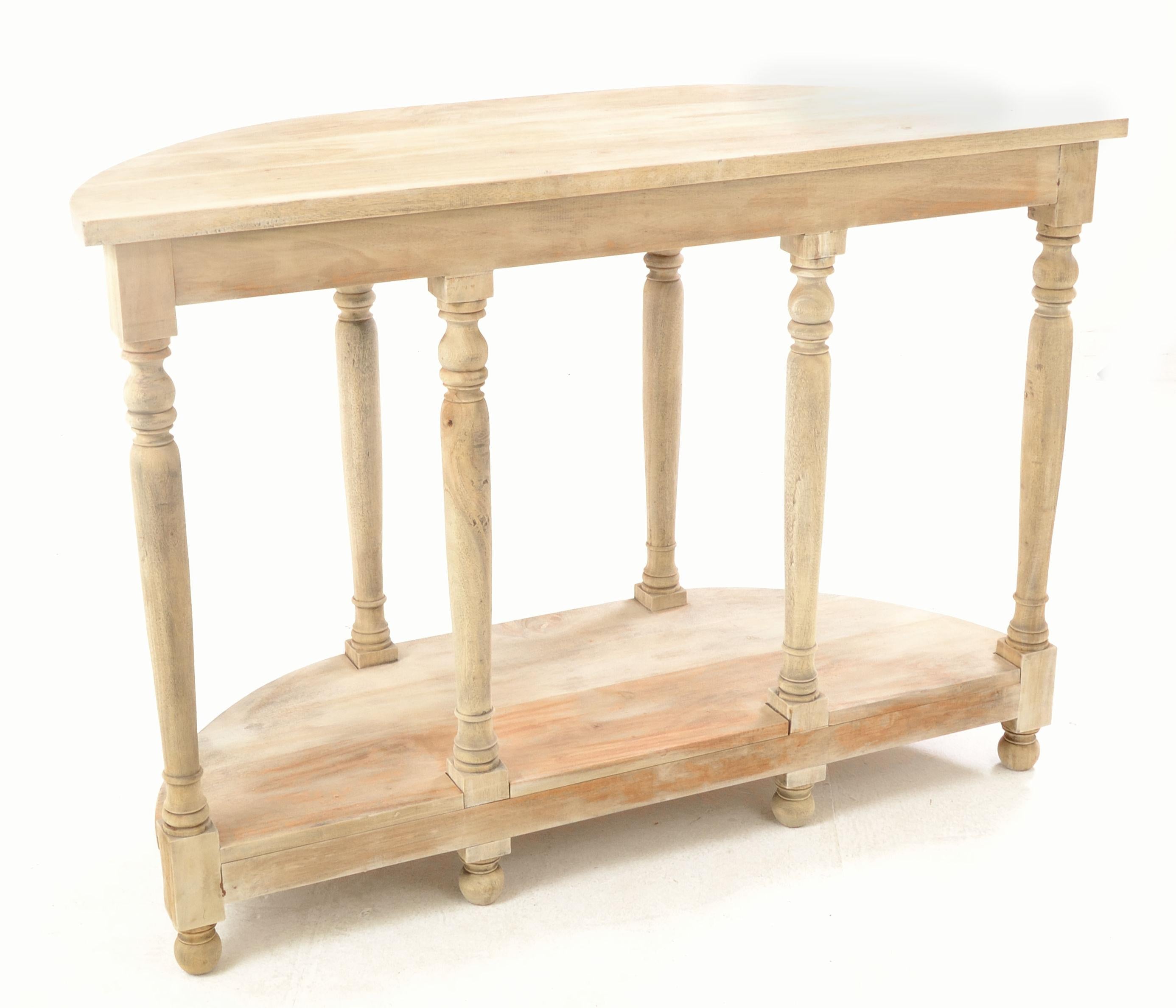 Small Demilune Console Table