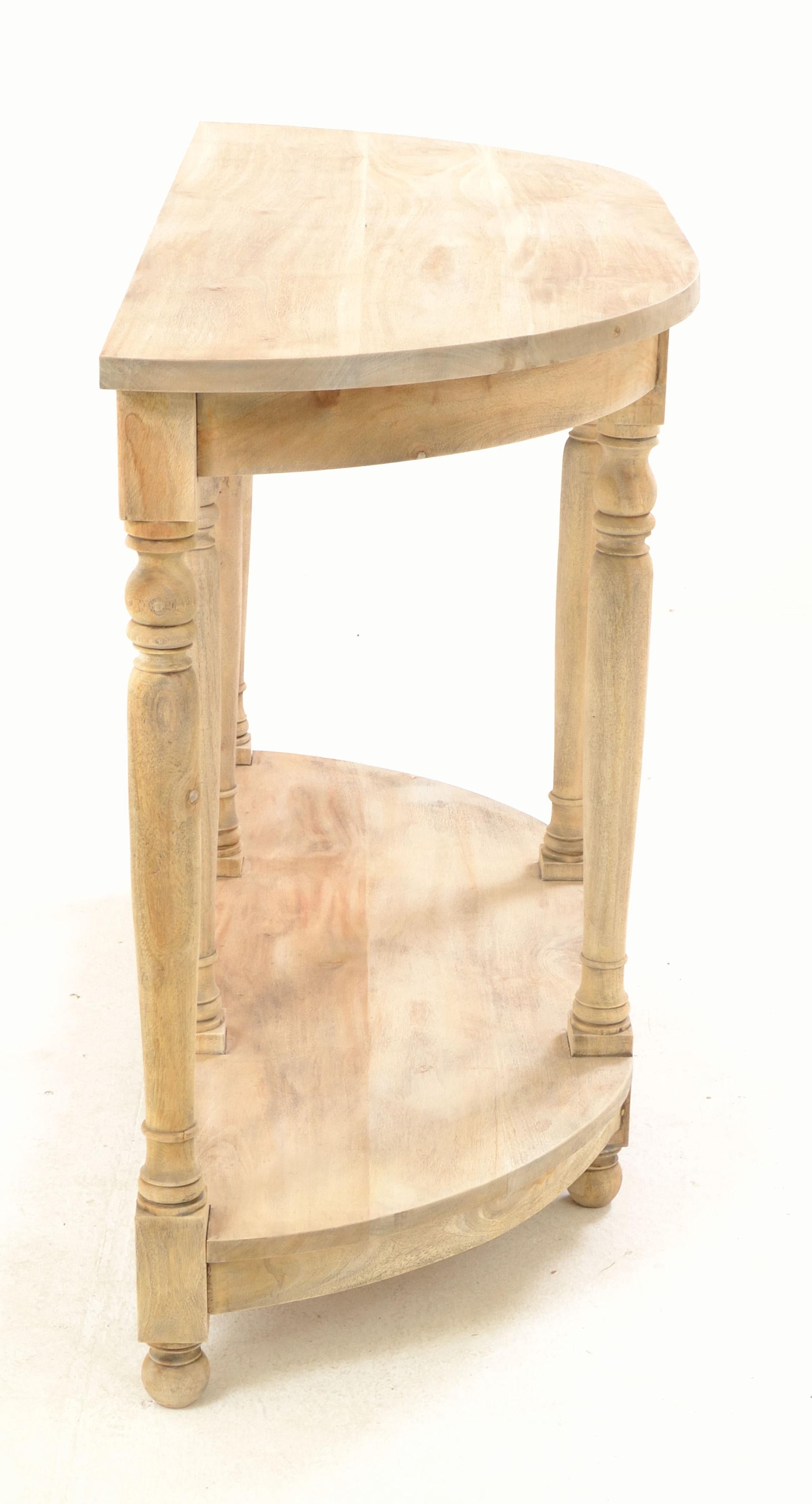 Small Demilune Console Table