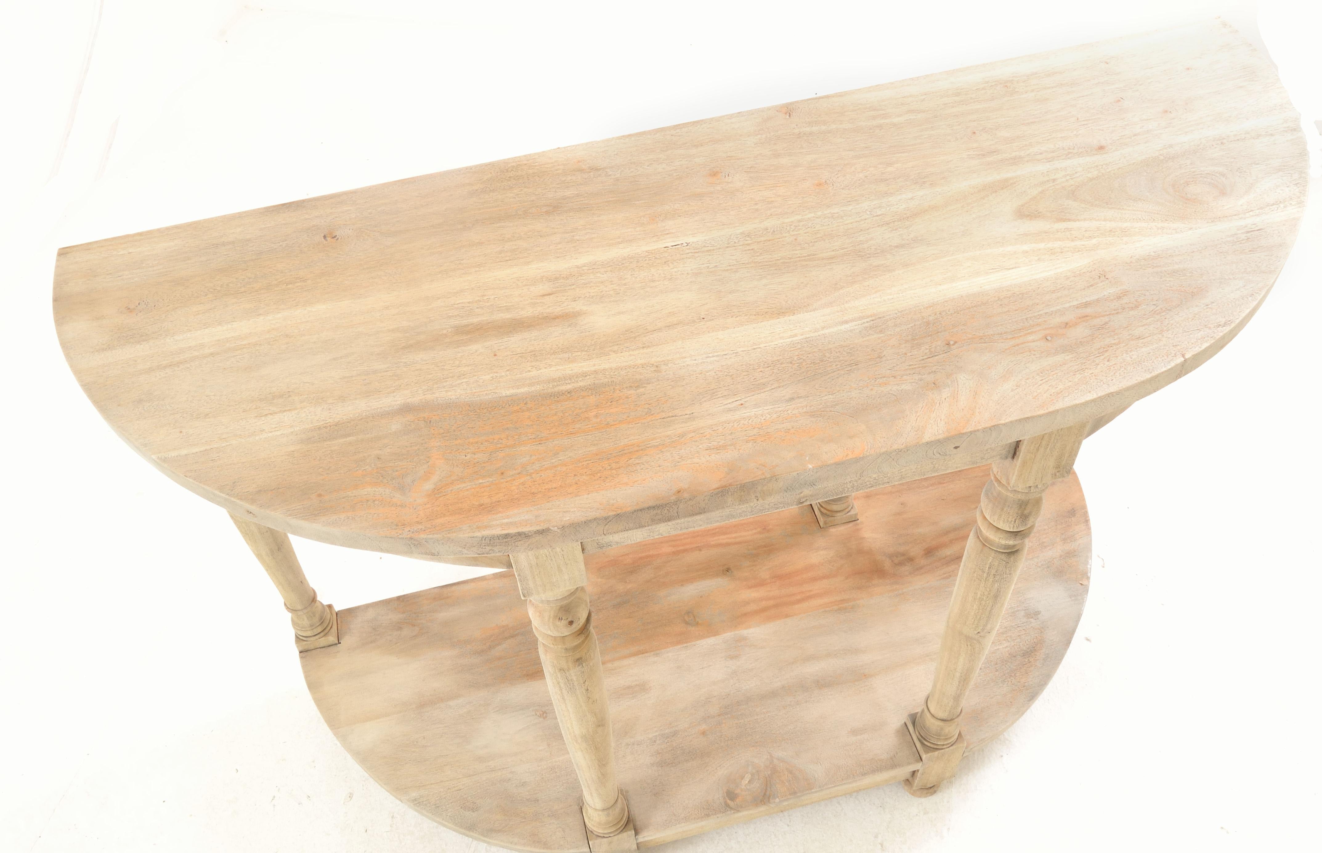 Small Demilune Console Table