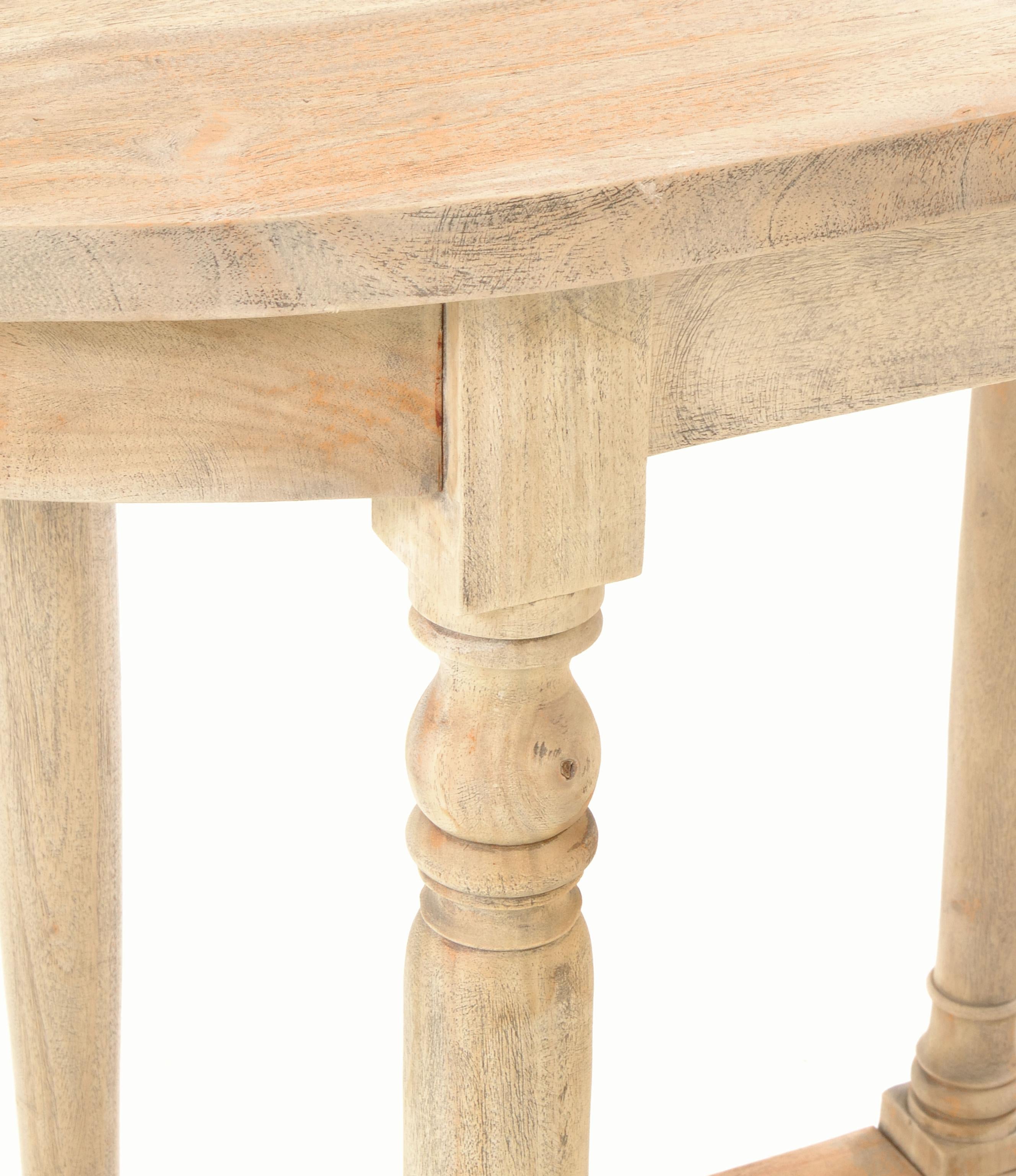 Small Demilune Console Table