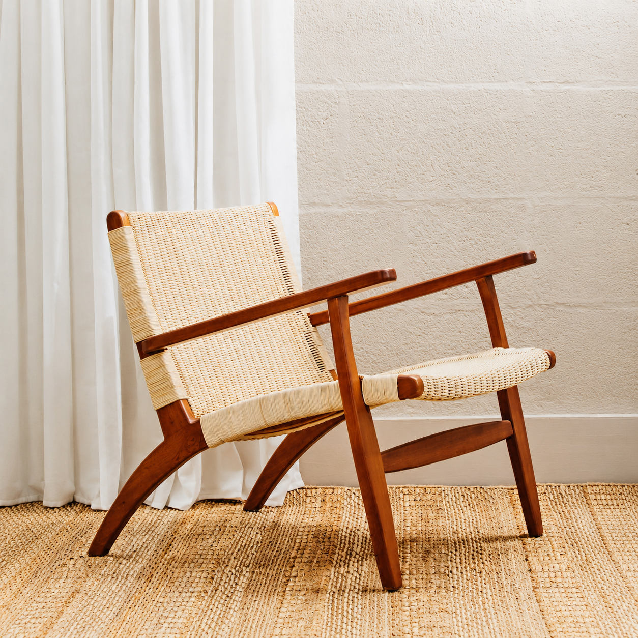 Juno Natural Rattan Woven Chair